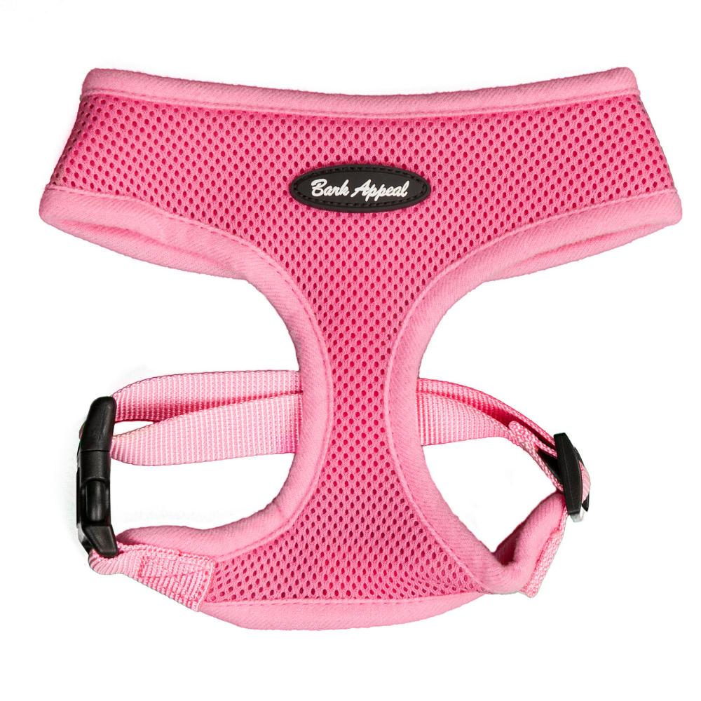 Bark Appeal Breathe EZ Pull-Over Dog Harness, Pink, XX-Large