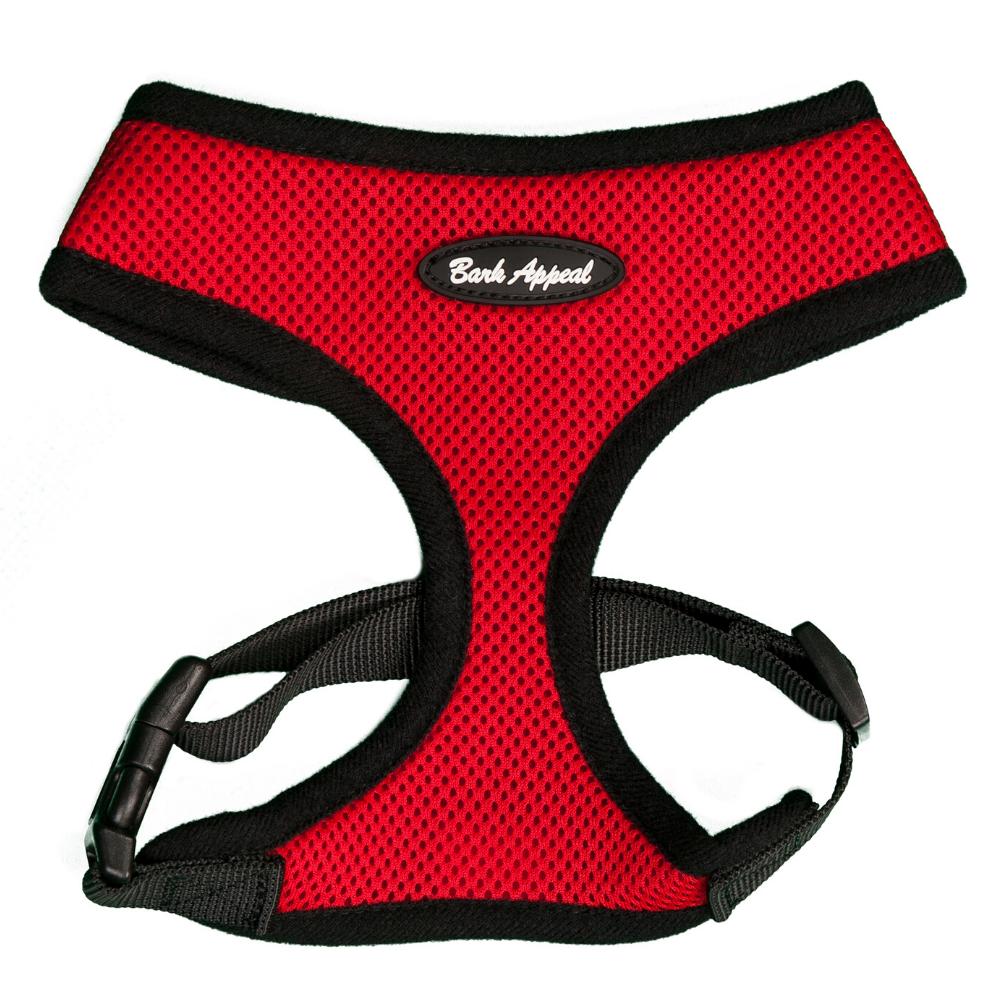 Bark Appeal Breathe EZ Pull-Over Dog Harness, Red, XX-Large