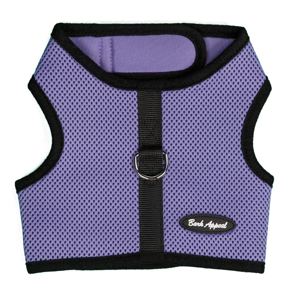 Bark Appeal Mesh Wrap N Go Dog Harness, Lavender, XX-Large