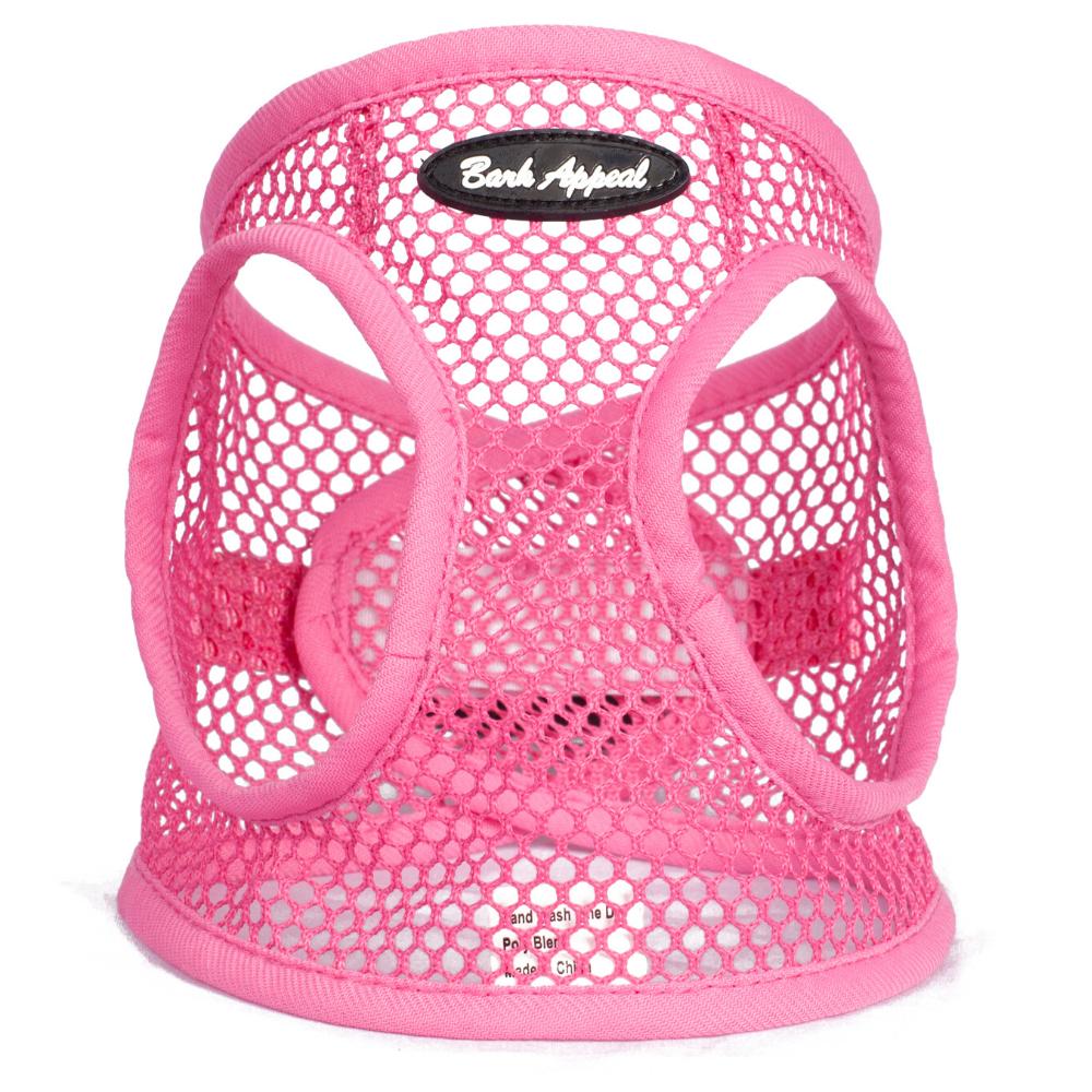 Bark Appeal Netted EZ Wrap Step In Dog Harness, Pink, X-Large