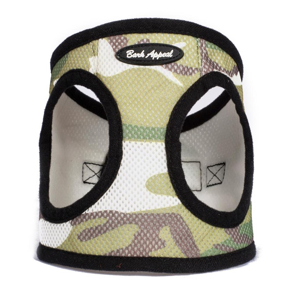 Bark Appeal Mesh EZ Wrap Step In Dog Harness, Camouflage, X-Large
