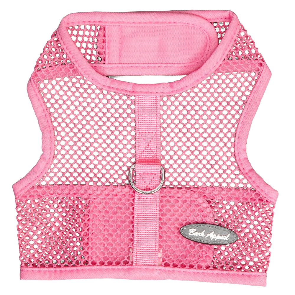 Bark Appeal Netted Wrap N Go Dog Harness, Pink, Small