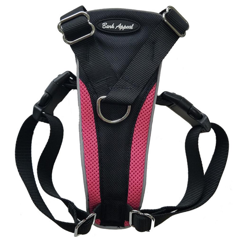 Bark Appeal Control Dog Harness, Pink, Medium