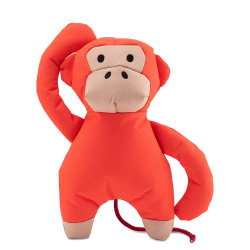 Beco Michelle the Monkey Recycled Soft Dog Toy, Medium, Medium