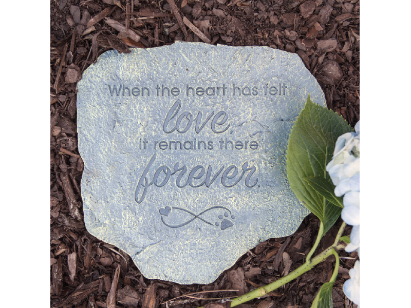 Dog Speak Forever Loved Stone
