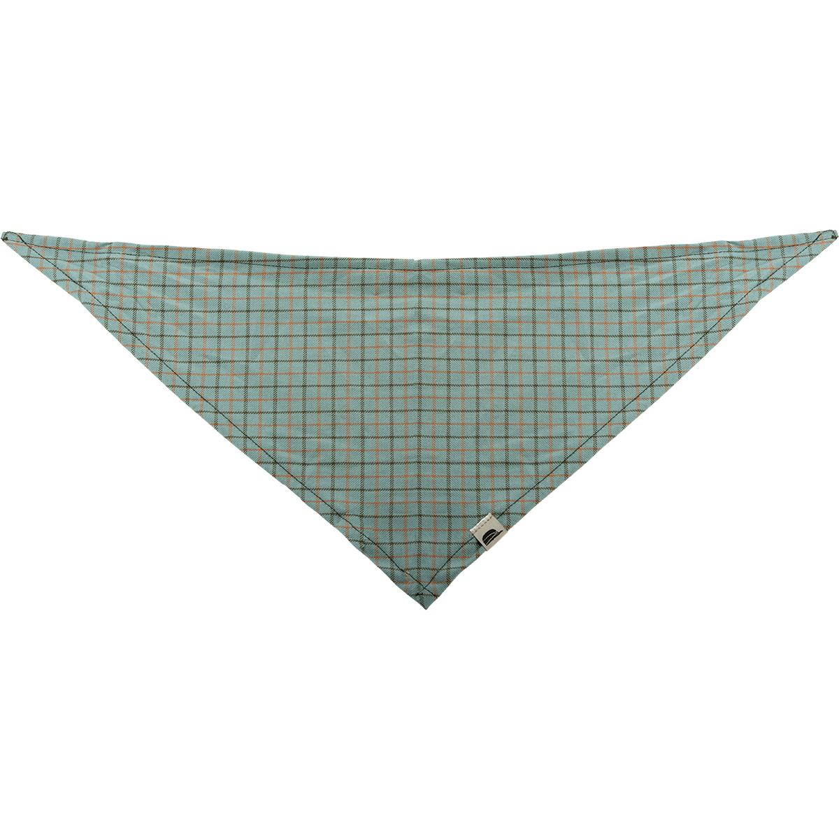 Stormy Kromer Pet Bandana, Dusty Teal Plaid, Medium