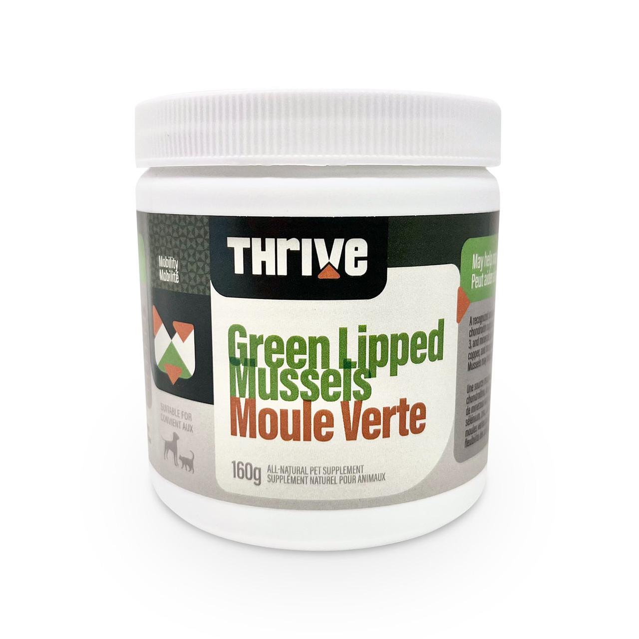 Thrive Green Lipped Mussels Dog & Cat Supplement, 160-gram
