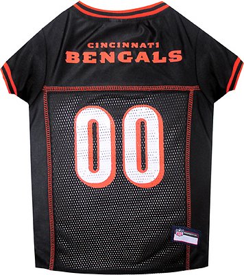 Pets First Cincinnati Bengals Mesh Dog & Cat Jersey, Medium