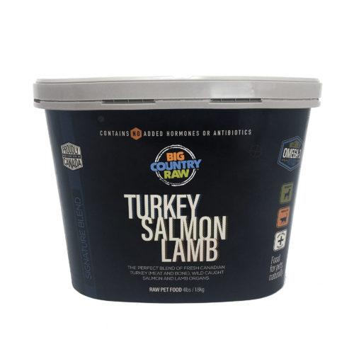 Big Country Raw Turkey, Salmon & Lamb Tub Frozen Dog Food