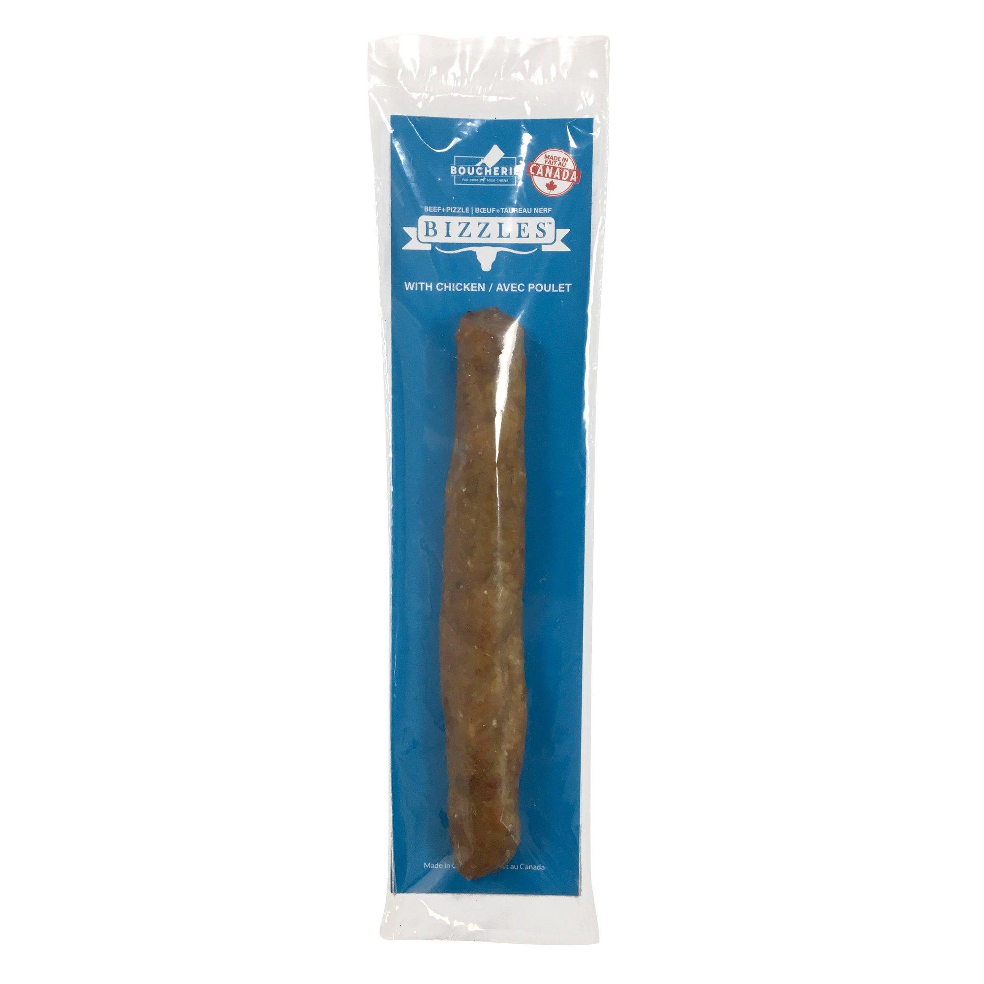 foufouBRANDS Boucherie Bizzles Chicken Dog Treats, 5-in
