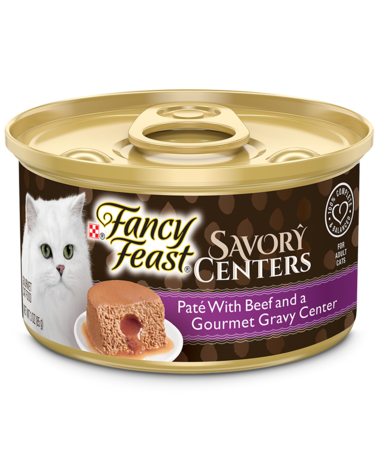 Fancy Feast Savory Center Beef Pate Wet Cat Food