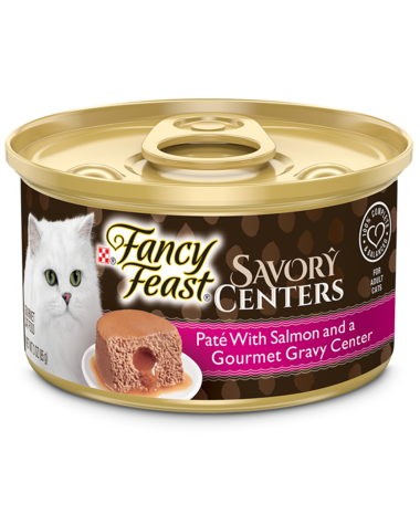 Fancy Feast Savory Center Salmon Pate Wet Cat Food