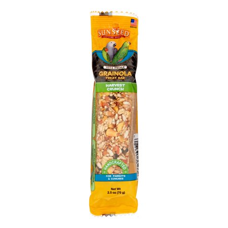 Sunseed Vita Prima Grainola Harvest Crunch Parrot Treat, 2.45-oz