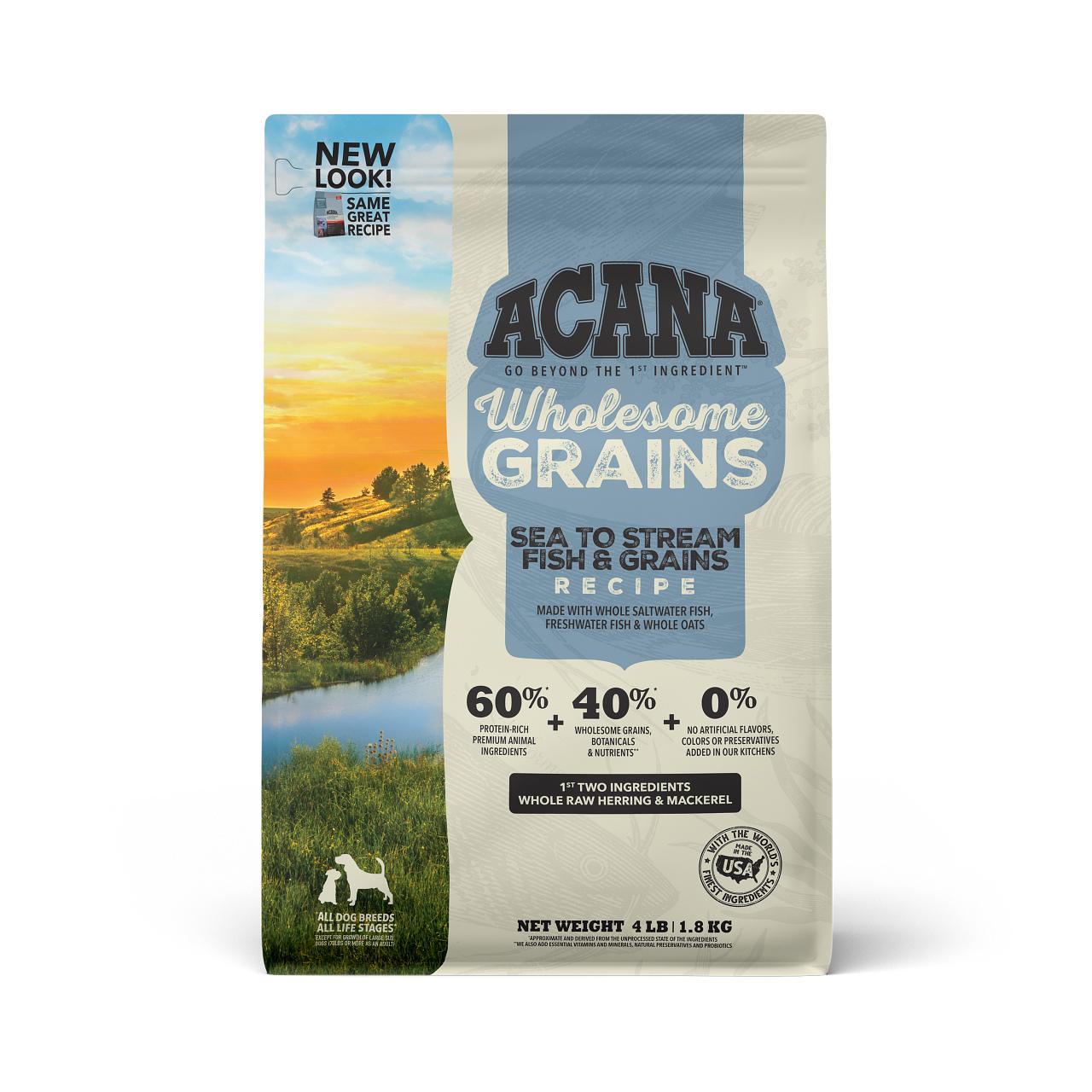 ACANA Wholesome Grains Sea to Stream Recipe Dry Dog Food