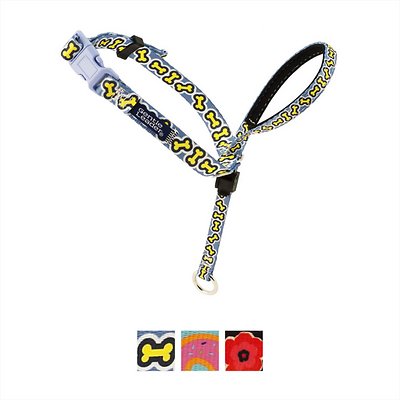 PetSafe Gentle Leader Chic Dog Headcollar & Leash, Bonez, Small