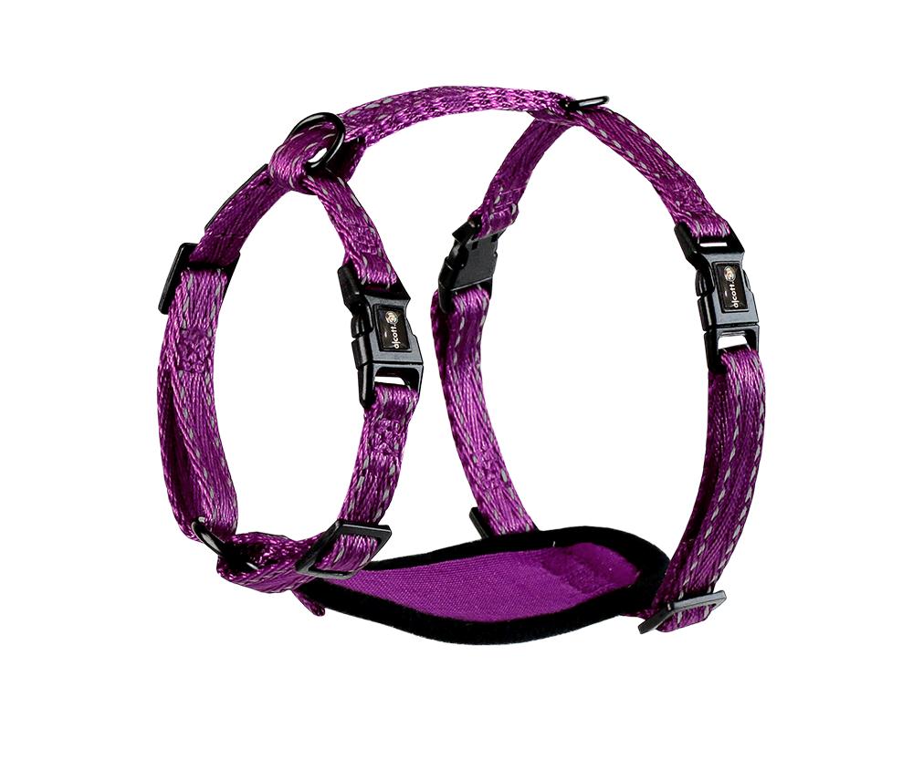 Alcott Adventure Adjustable Dog Harness, Purple