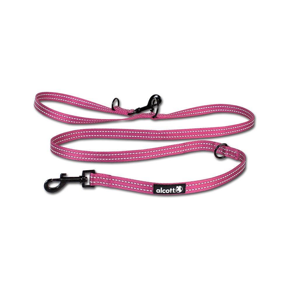 Alcott Adjustable Dog Leash, Pink