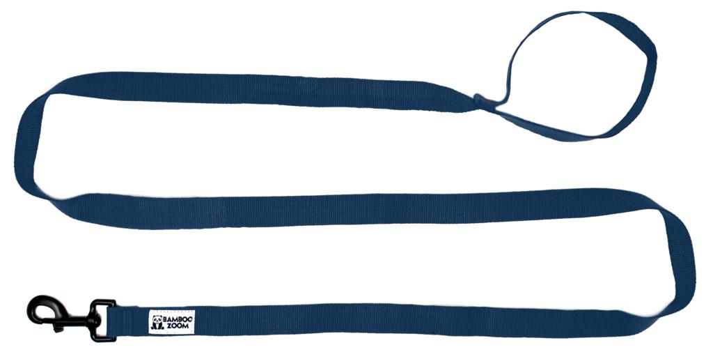 Bamboo Zoom Dog Leash, Blue
