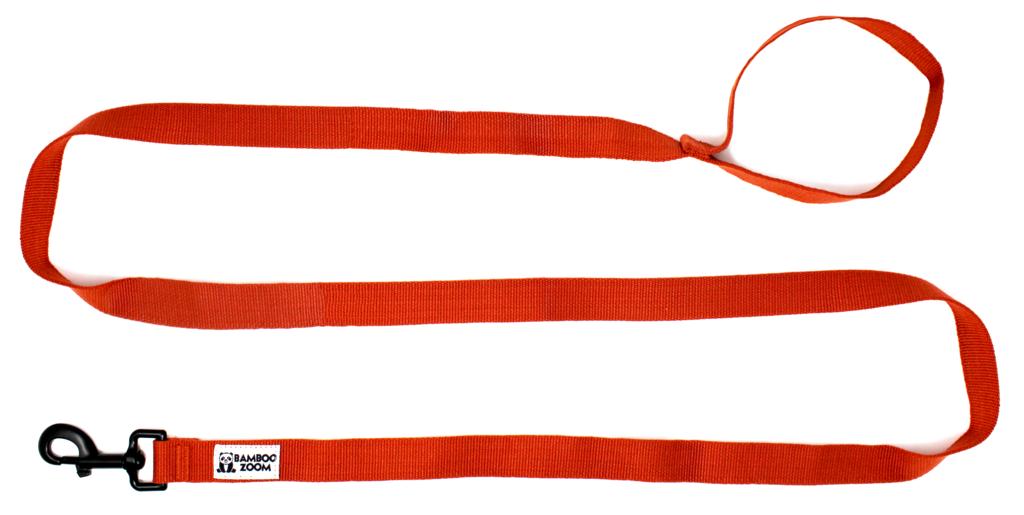 Bamboo Zoom Dog Leash, Terracotta, Large