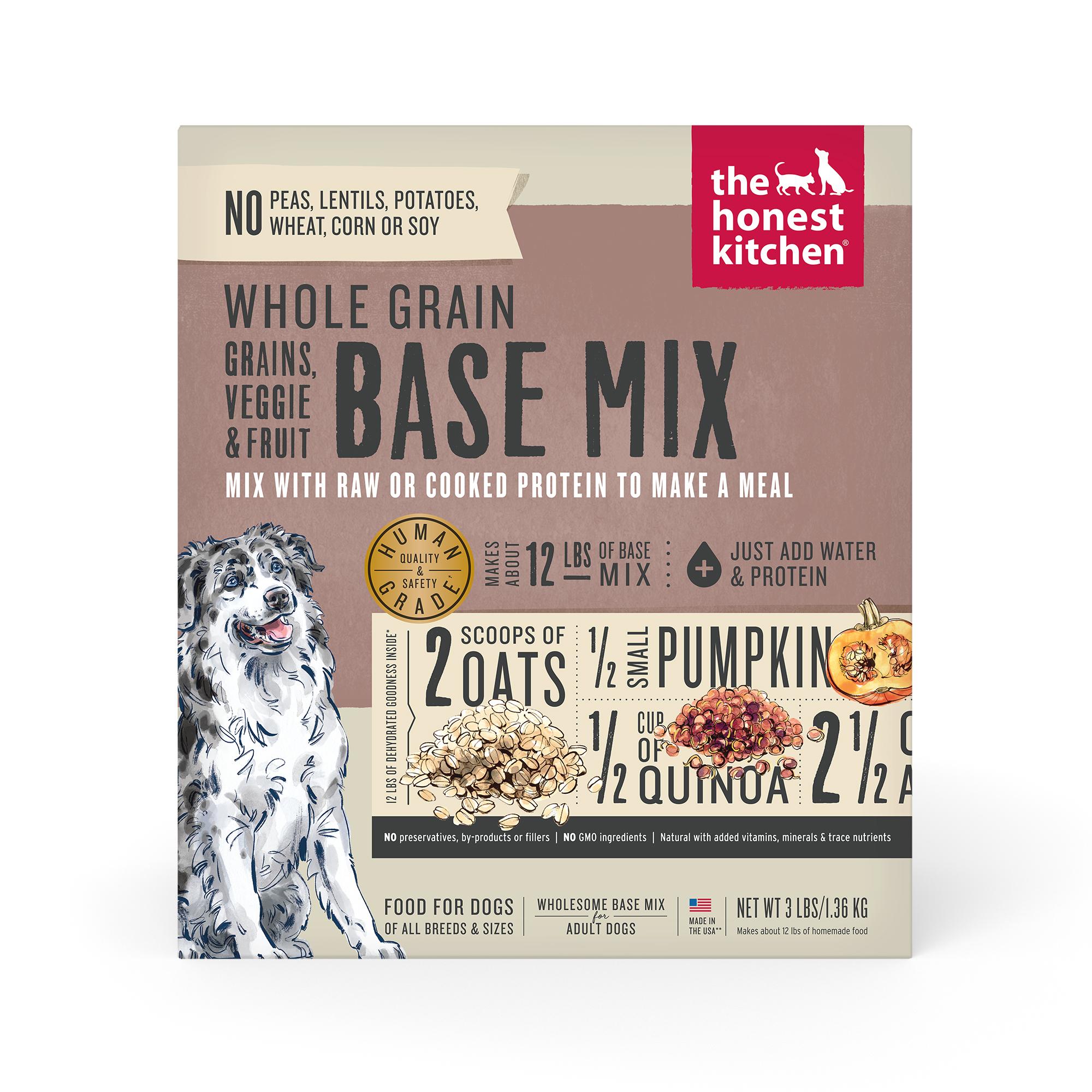 The Honest Kitchen Veggie & Fruits Base Mix Whole Grain Dehydrated Dog Food