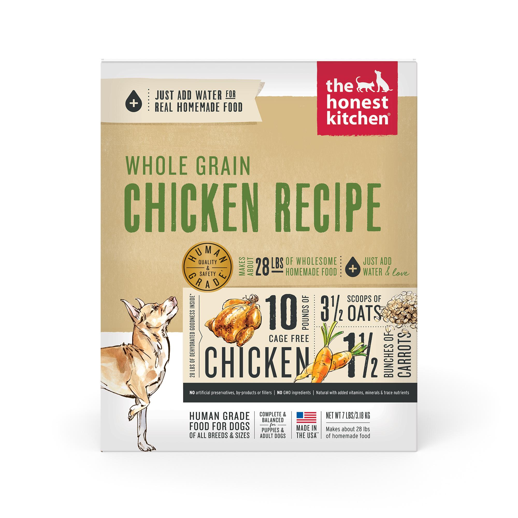 The Honest Kitchen Chicken Whole Grain Dehydrated Dog Food, 7-lb