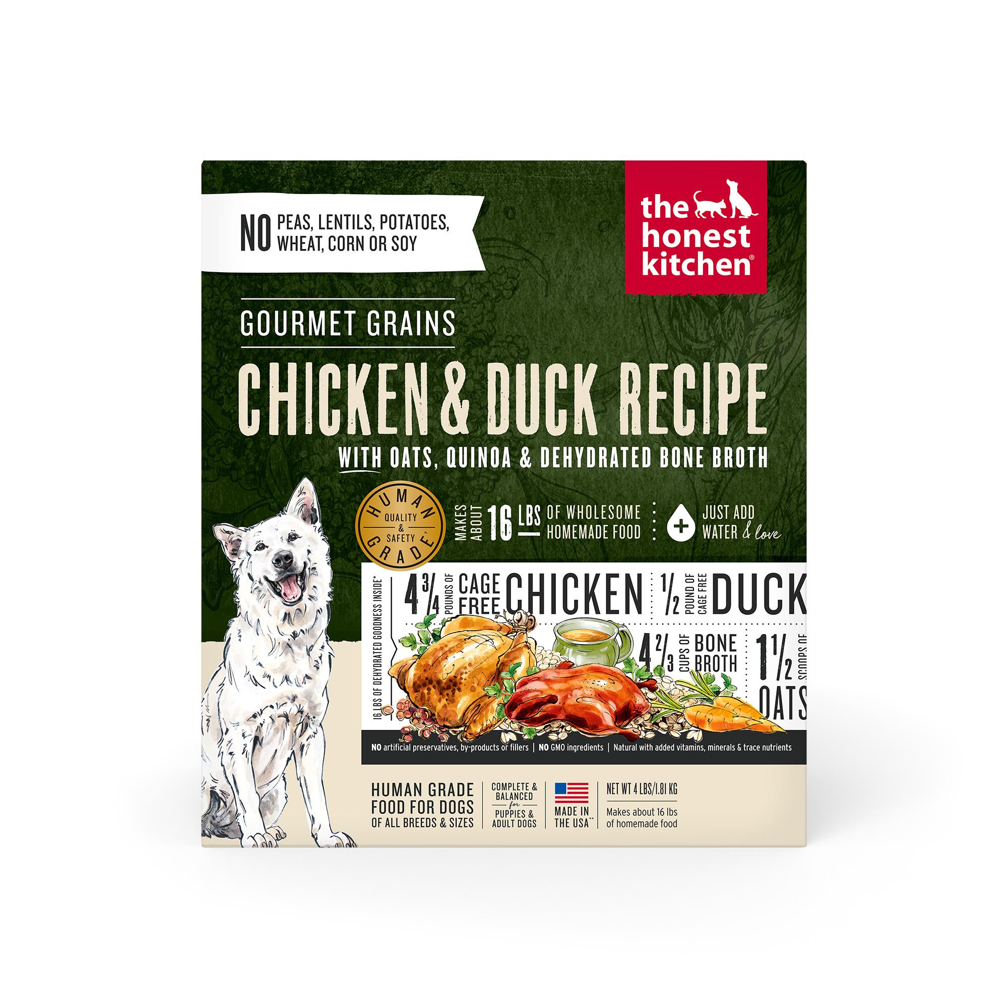 The Honest Kitchen Chicken & Duck Gourmet Grains Dehydrated Dog Food