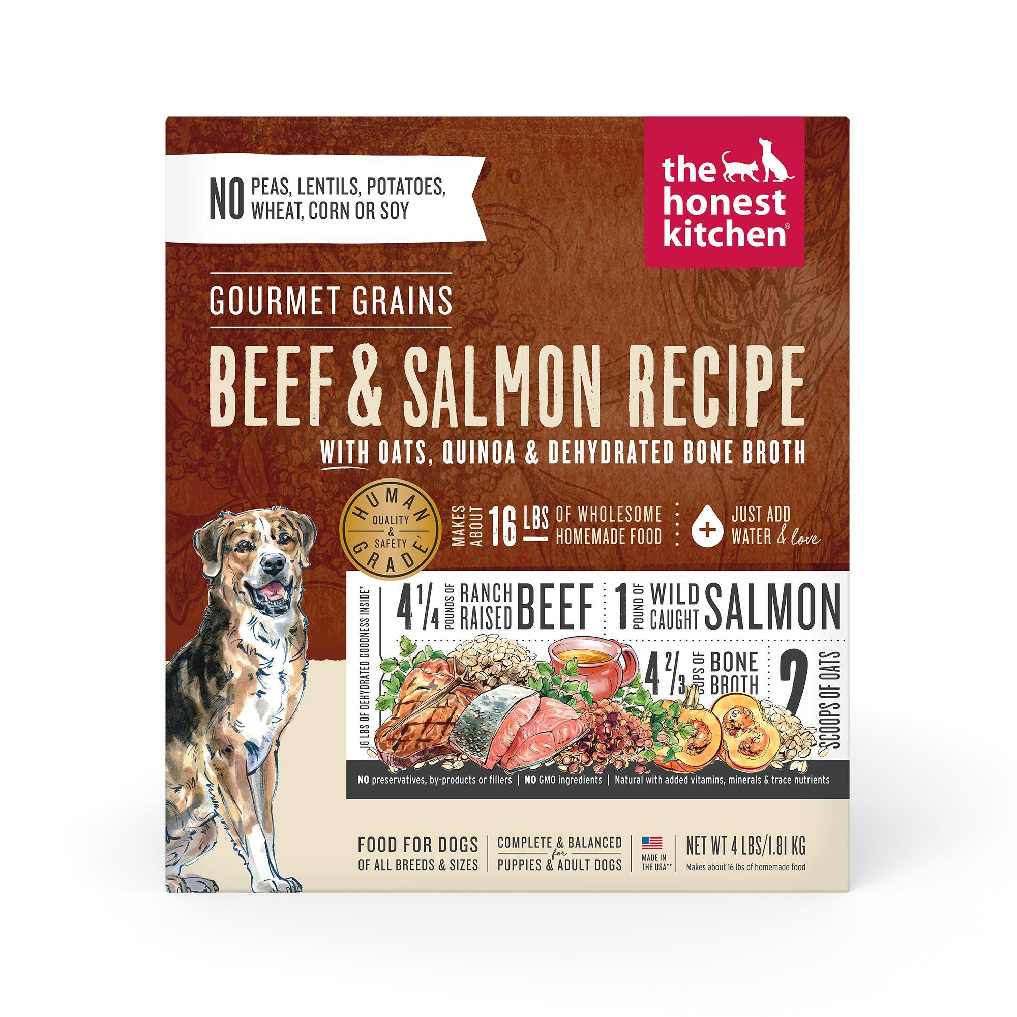 The Honest Kitchen Beef & Salmon Gourmet Grains Dehydrated Dog Food