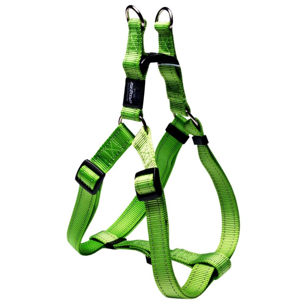Rogz Classic Reflective Step-in Dog Harness, Lime