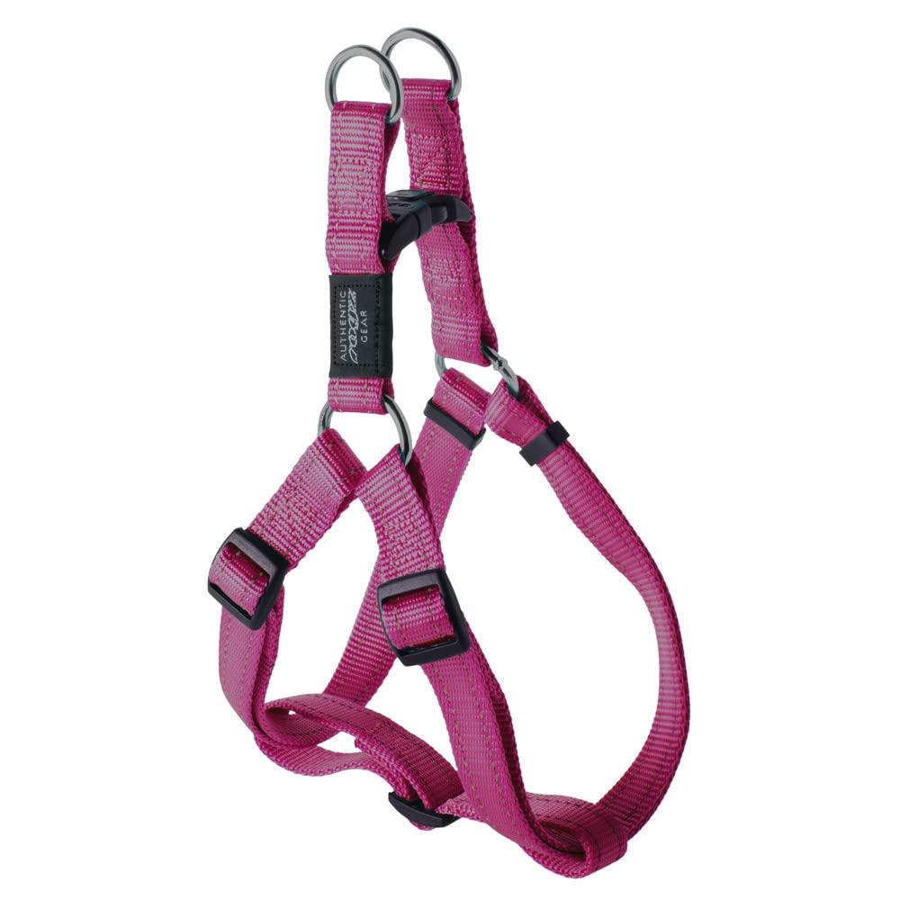 Rogz Classic Reflective Step-in Dog Harness, Pink