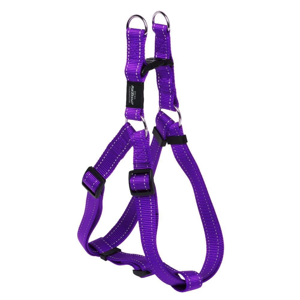 Rogz Classic Reflective Step-in Dog Harness, Purple