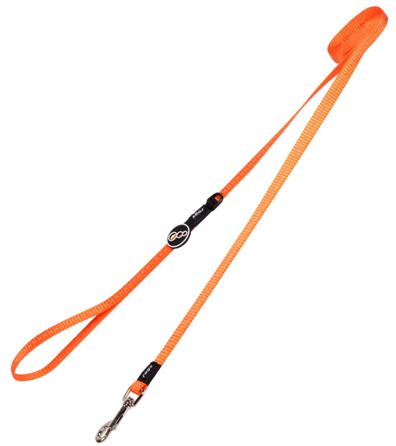 Rogz Nitelife Dog Lead, Orange