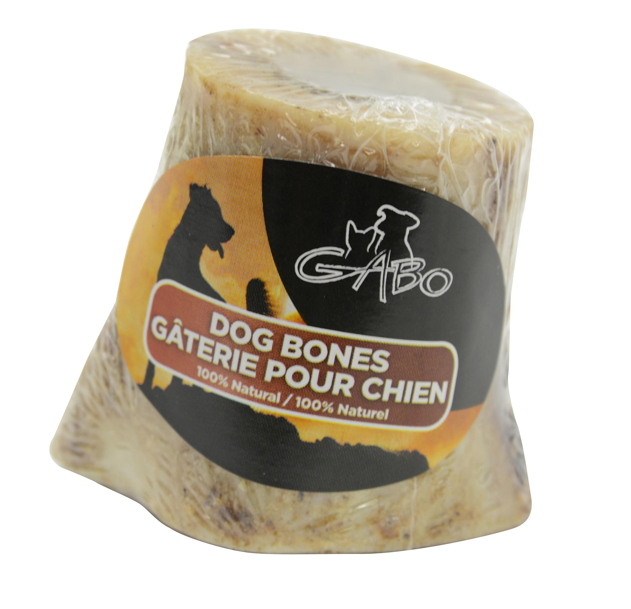 Gabo Center Marrow Bone Dog Treats, 2-in