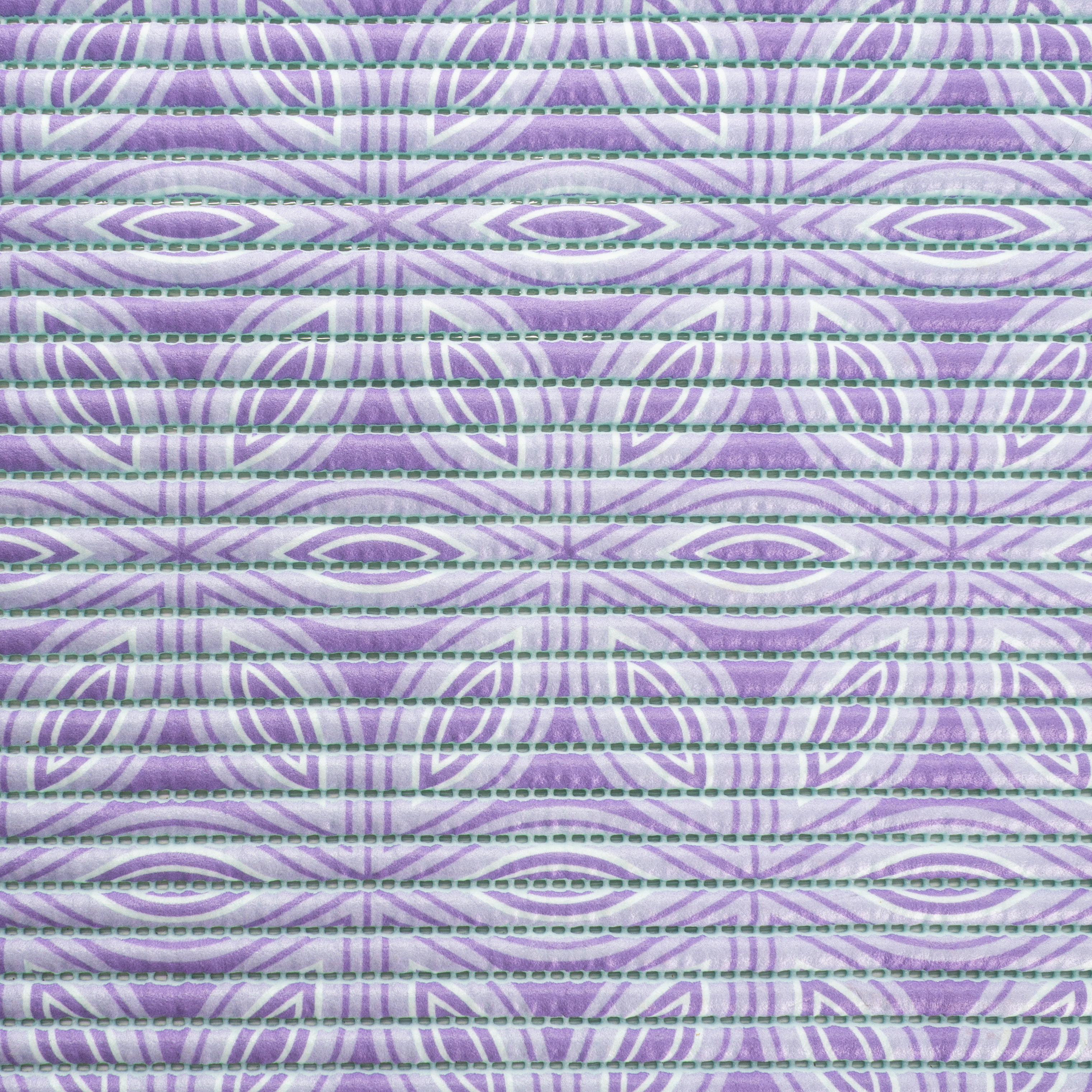 Time To Roar The Best Ribbed Foam Pet Food Mat, Lilac Medallion