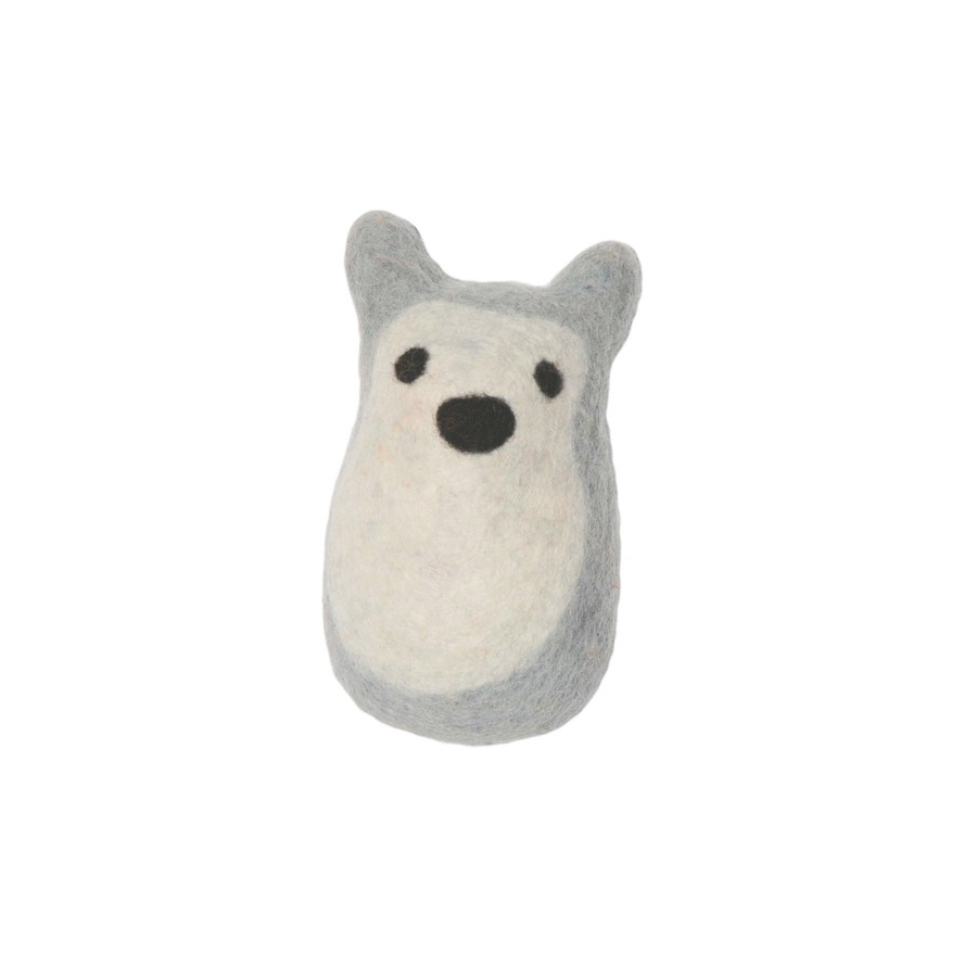 Lollycadoodle Wool Cat Toy, Wolf