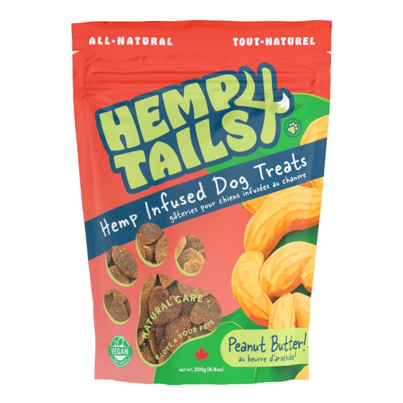 H 4 Tails Peanut Butter H-Infused Dog Treats, 250-gram