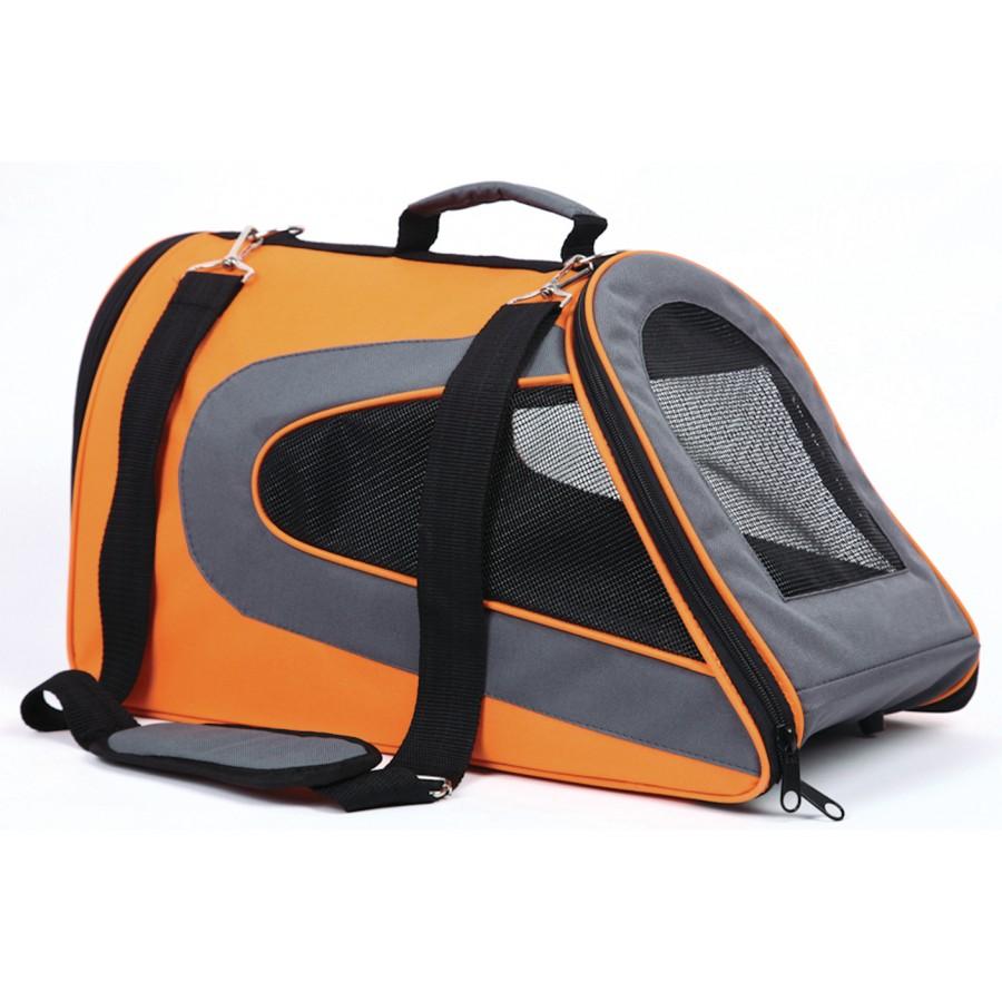 TUFF Airline Pet Carrier, Orange, 19 x 10.5 x 10.5-in (Size: 19 x 10.5 x 10.5-in)