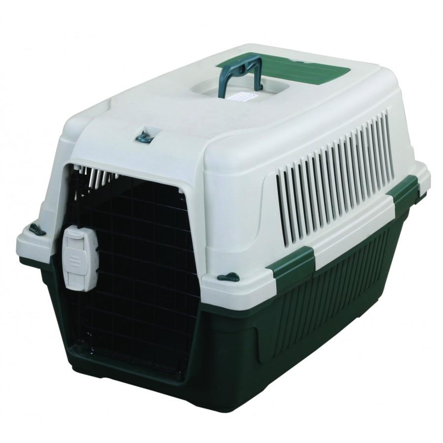 TUFF Deluxe Carrier with Seatbelt Holder for Pets, Green, 25 x 16 x 16-in (Size: 25 x 16 x 16-in)