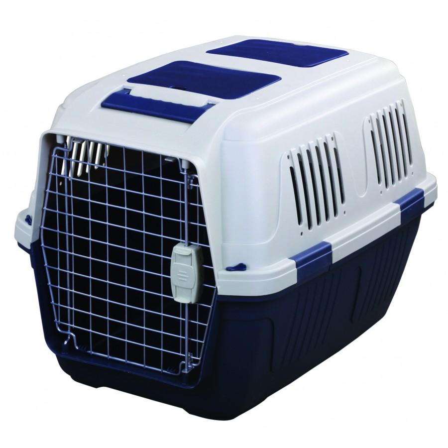 TUFF Deluxe Carrier with Extendable Handle for Pets, Blue, 28 x 21 x 21-in (Size: 28 x 21 x 21-in)