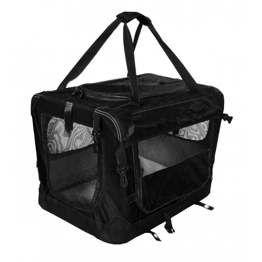 TUFF Deluxe Soft Dog Crate, Black