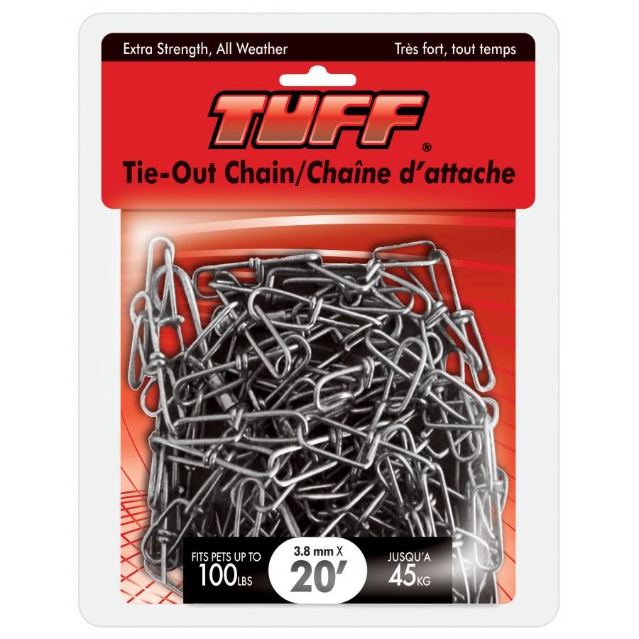 TUFF Tie-Out Chain for Dogs up to 100-lb