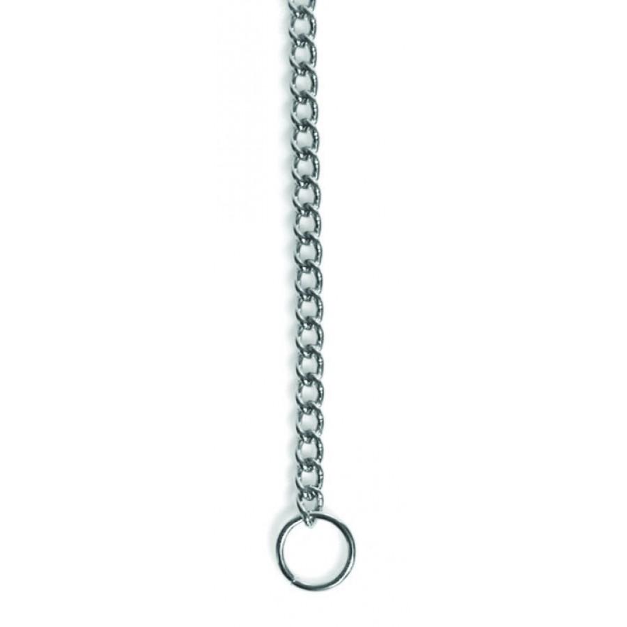 TUFF Link Medium Chrome Dog Choke, 2.5-mm x 40-cm