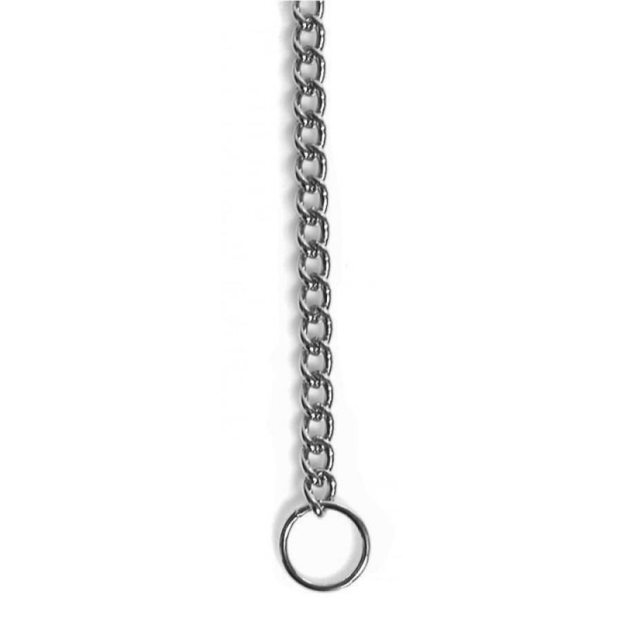 TUFF Link Heavy Chrome Dog Choke, 3.0-mm x 80-cm