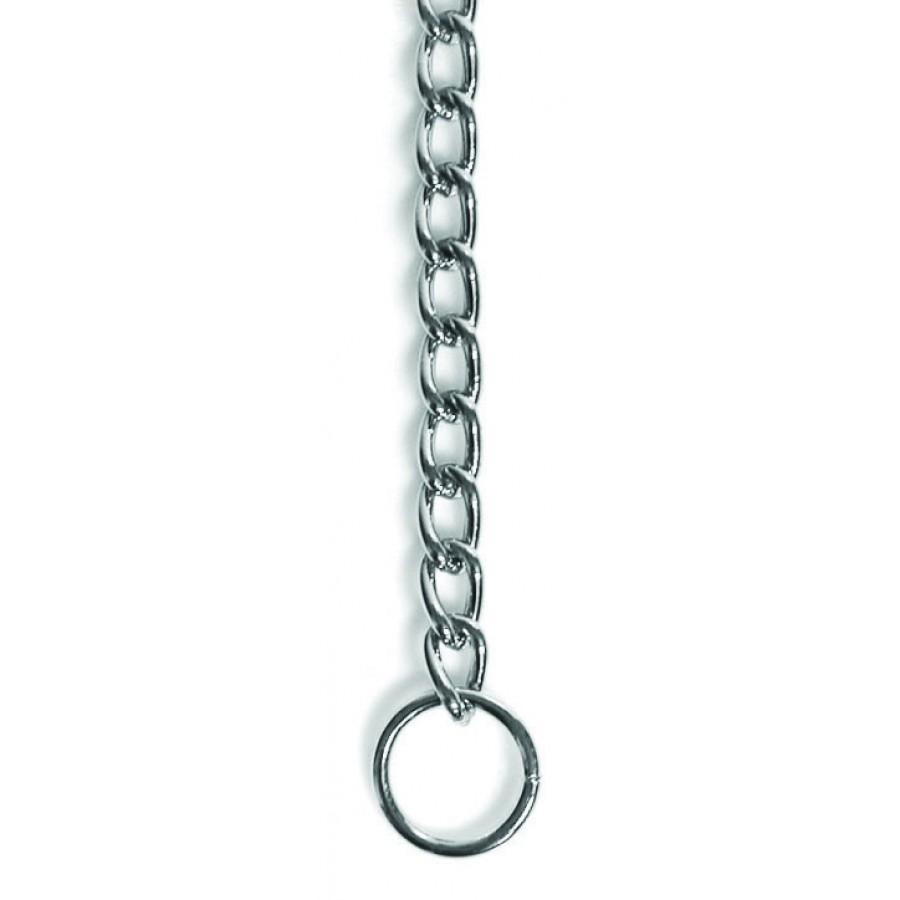 TUFF Link Super Heavy Chrome Dog Choke, 4.0-mm x 50-cm