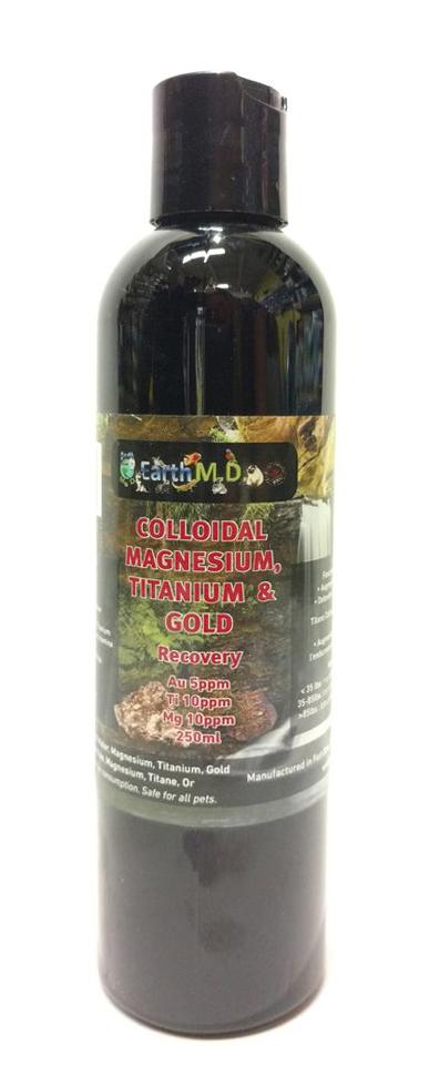 Earth M.D. Colloidal Magnesium, Titanium, & Gold for Pets, 250-mL