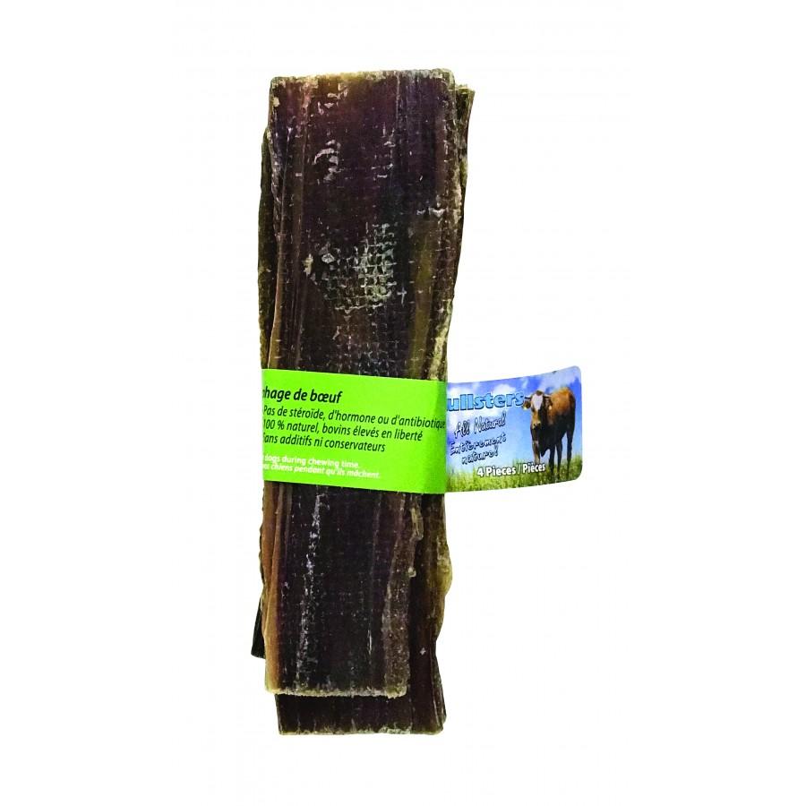 Bullsters Beef Strips Dog Treats, 6-in, 4-pk