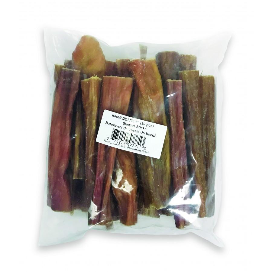 Bullsters Bladder Stick Dog Treats, 6-in