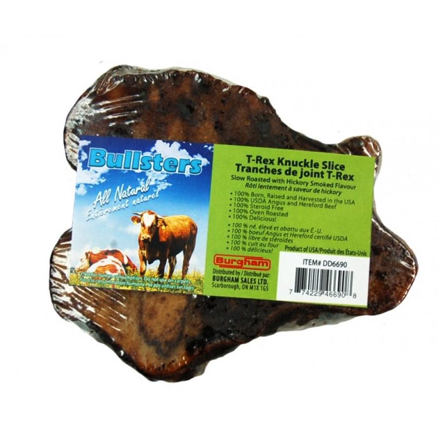 Bullsters T Rex Knuckle Slice Dog Treats, 1.25-in