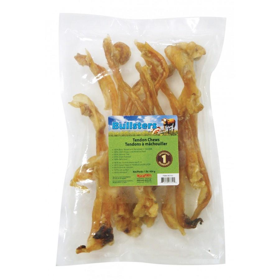 Bullsters Tendon Chews Dog Treats, 1-lb