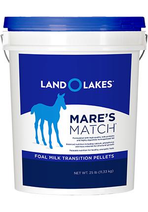 Land O Lakes Mares Match Foal Milk Transition Pellets Horse Supplement, 25-lb