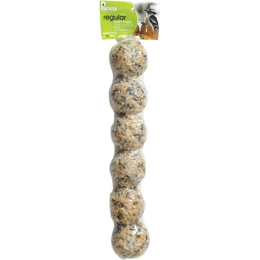 Pinebush Suet Balls, Regular, 6-pack